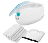 Pulox Bain de paraffine - Bain de cire pour faire fondre la cire de paraffine + 4x cire de paraffine