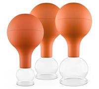 Pulox Set de ventouses en verre de diverses tailles et couleurs