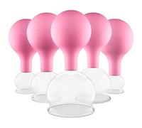 Pulox Set de ventouses en verre de diverses tailles et couleurs