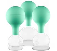 Pulox Set de ventouses en verre de diverses tailles et couleurs