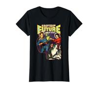 Pulp Art Vintage de Science-Fiction Captain Future T-Shirt Graphique avec Valeur
