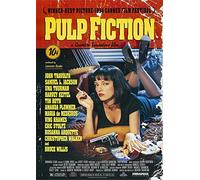 Pulp Fiction Affiche de film vintage classique des années 80 Brillant Format A4 210-297 mm