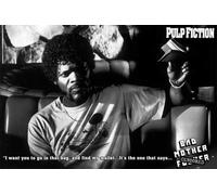 Pulp Fiction - Bad Mothe F*ker Movie Kino - Impression d'affiches - Taille 91,5x61 cm