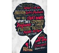 Pulp Fiction - Ezekiel 25:17 - Quentin Tarantino Movie - Poster - Taille 61x91,5