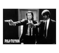 AFFICHE Pulp Fiction - Guns/Noir & Blanc - 100x140cm Poster