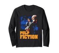 Pulp Fiction Layered Poster Vintage 90's Action Movie Manche Longue
