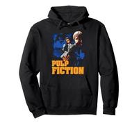 Pulp Fiction Layered Poster Vintage 90's Action Movie Sweat à Capuche