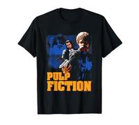 Pulp Fiction Layered Poster Vintage 90's Action Movie T-Shirt