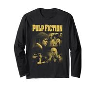Pulp Fiction Photo Collage in Yellow Vintage 90's Movie Manche Longue