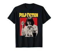 Pulp Fiction Pop Art Mia Photo Vintage 90's Action Movie T-Shirt