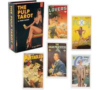 Pulp Magazines Jeu de cartes de tarot avec personnages de l'histoire de Pulp Illustration - Coffret de 78 cartes