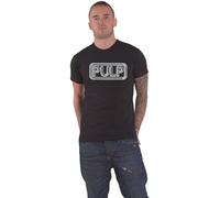 Pulp T Shirt Different Class Band Logo Official Mens Black Manches Courtes(Medium)