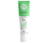 Pulpe de Vie - Dentifrice BIO Bisou Givré 75ml - Anti-gaspi ! Pomme - Goût Menthe - Sans Produits Chimiques - Haleine Fraîche