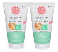 PULPE DE VIE Gelée Micellaire Démaquillante Gel(S) 2x150 ml