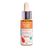 Pulpe de Vie - Sérum Nourrissant Visage Certifié BIO 30ml - Pêche - Peau Douce et Veloutée - Nourrit en Profondeur - Effet Non Gras - Réparateur - Élixir Naturel - 100% Naturel