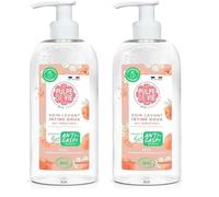 Pulpe de Vie - Soin Lavant Intime Certifié BIO Nude XL 400ml - Anti-gaspi ! Abricot - PH Neutre - Prébiotiques Protecteurs - Éco-Responsable, 100% recyclable, à base de fruits bio upcyclés (Lot de 2)