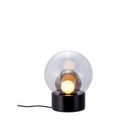 Pulpo Boule Small Tischleuchte, transparent / smoky grey / black