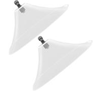 Pulporteur de buse de tuyau 2 pcs, pulvérisateur à eau en forme corne vent pour aménagement paysager serre jardin grand