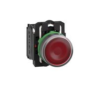 Schneider Electric Bouton-poussoir XB5AW34B5 impulsion 1NO 1NF LED rouge 24V Neuf