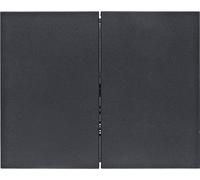 Pulsador KNX radio quicklink doble, serie berker K.1 de hager, antracita