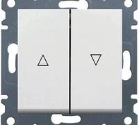 Pulsador persiana, LUMINA, blanco polar