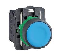 Harmony XB5, Push button, plastic, flush, blue, Ø2