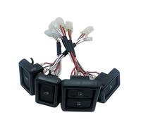 Pulsante interruttore alzacristallo elettrico per Volkswagen Santana 99 (Nero - anteriore sinistro)