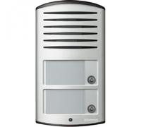 Pulsantier 2 Appels Audio 2 Fils Aluminium Ligne 2000 - Bticino 342921