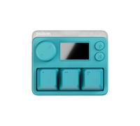 Pulsar Gaming Gears Lab XPAD Mini Clavier de Jeu à 3 Touches, taux d'interrogation 8K, Faible Latence de 0,1 ms, écran LCD, Interrupteur magnétique, RVB (Mini, Turquoise)
