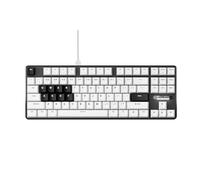 Pulsar Gaming Gears PCMK3 HE Clavier de jeu TKL 80 % (87 touches), interrupteur magnétique à effet hall, polling 8K, remplaçable à chaud, RVB, touches PBT (blanc)