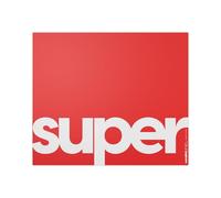 Pulsar Gaming Gears Superglide Pad v3 Type-S - Tapis de Souris de Jeu en Verre alumino-silicaté, Bord en R Doux, Base en Silicone antidérapante 490 mm x 420 mm (XL, Rouge)