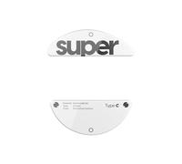 Pulsar Gaming Gears Superglide Type-C Patins de Souris pour X3 LHD, Blanc