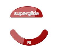 Superglide - Patins de Souris en Verre Ultra résistant, Ultra Rapide, Lisse et Durable pour la série Pulsar Xlite [Rouge]