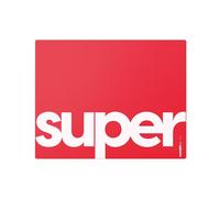 Pulsar - Superglide - Tapis de Souris de Jeu v2 avec Surface en Verre Aluminium et Silicate, antidérapant, entièrement moulé en Caoutchouc de Silicone Haute densité, 41,9 x 33 cm (L, Rouge)