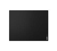 Pulsar - Superglide - Tapis de souris de jeu v2 en verre aluminium, surface en verre siliconé antidérapant, entièrement moulé en caoutchouc de silicone haute densité, 41,9 x 33 cm (L, noir)