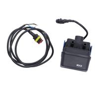 Pulsateur électrique Milker Pulsateur Machine à traire Pulsateur AC 24 V 2 Prises Stable Uniforme Doux pour laitier Vache Mouton Plastique 8,7 x 10 x 11 cm 597 g