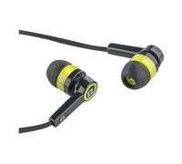 Defender Pulse 420 - Écouteurs avec micro - intra-auriculaire - filaire - jack 3,5mm - isolation acoustique - noir, jaune Noir, Jaune G