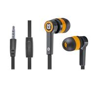 Pulse 420 - Ecouteurs avec micro - intra-auriculaire - filaire - jack 3,5mm - isolation acoustique - noir, orange