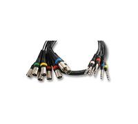 Pulse 8 voies Câble multipaire (XLR Loom mâle vers prise jack stéréo TRS, trs, 2,5 m