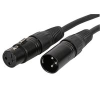 PULSE - Câble microphone XLR mâle à femelle 0,5m noir