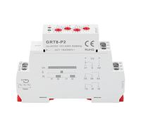 Pulse Output Time Relay | Mini DIN Rail Saves Space | Adjustable Delay 0.1s - 100days for Industrial/Home Use | ABS Flame Retardant, AC/DC 12-240V