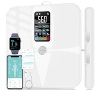 Pulse P1 Pèse-personne avec capteurs de graisse corporelle et masse musculaire 8 électrodes, analyse de la graisse corporelle pour 24 utilisateurs