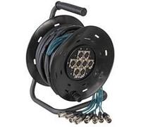 Pulse PLS00035 XLR multicolore, tambour 8 voies, 25 m