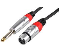 Pulse PLS000467 Câble 2 pôles Jack 6,35 mm vers XLR 6 m