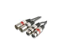 PULSE - PLS00205 - Câble, 2X XLR Prises À Douilles, 3M