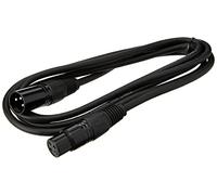 Pulse PLS00266 Câble DMX 3 broches XLR mâle vers femelle 2 m Noir