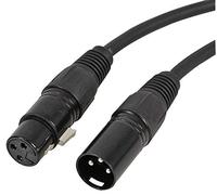 Pulse PLS00585 Câble XLR 3 broches vers prise Noir 1 m