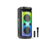 Fenton Pulse160 Enceinte de Soirée Lumineuse Bluetooth - 320 Watts, Batterie Longue Autonomie 12H, Résistance aux Éclaboussures IPX4, Idéale pour Toutes Vos Soirées en Intérieur ou Exterieur