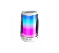 (Pulse4Mini White)Pulse 5 Pulse 4 Waterproof Portable Bluetooth Speaker With Light Show_FC10