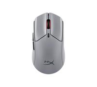 HyperX Pulsefire Haste 2 Pro Souris de Jeu sans Fil 4K, Suivi Ultra précis, commutateurs optiques, 26 000 DPI, RVB, Poids léger 61 g, jusqu'à 90 Heures d'autonomie, USB-C, Bluetooth, Gris